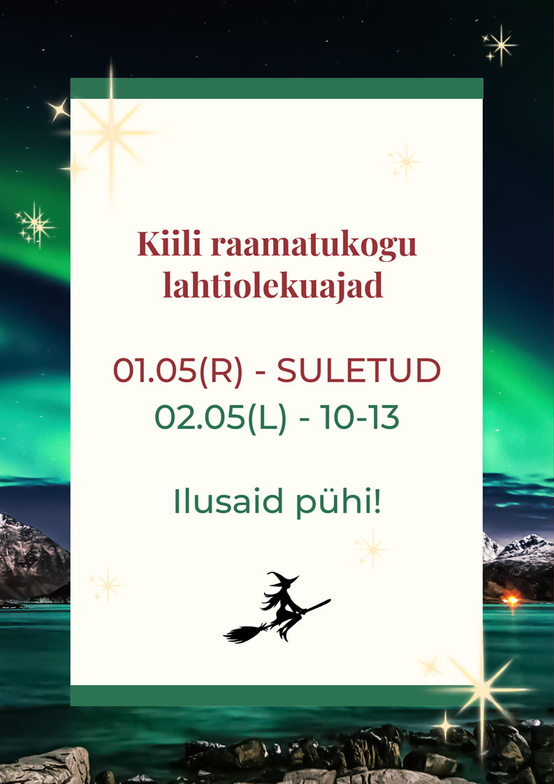 Lahtiolekuajad pühadel vahendatud