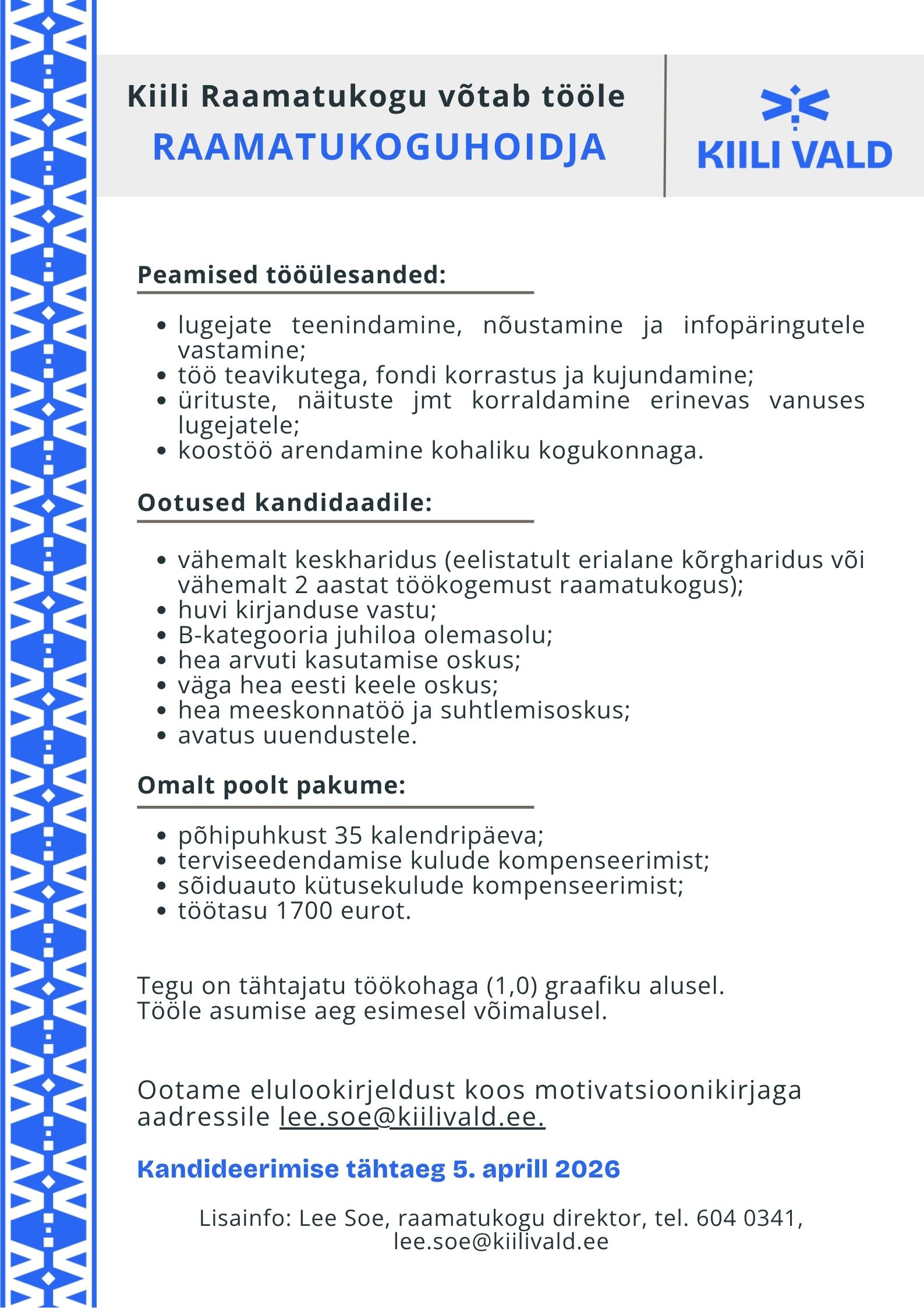 Raamatukoguhoidja 24.03